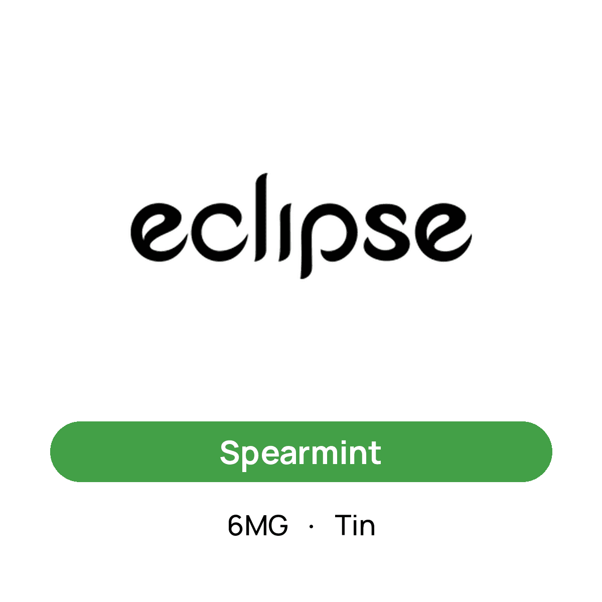 Eclipse Spearmint — 6MG Tin