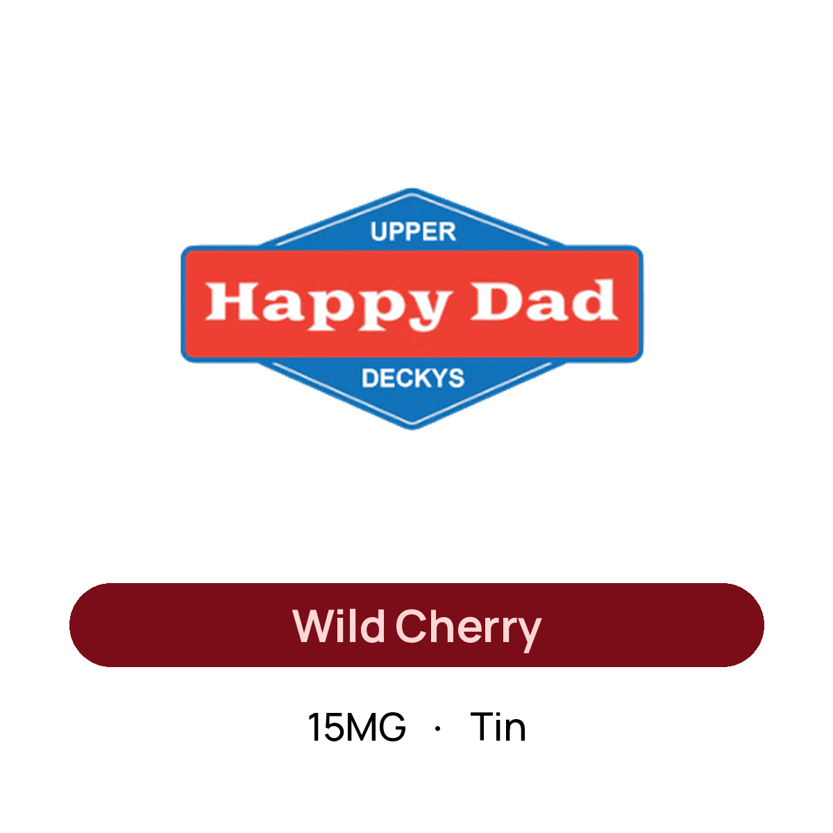 Happy Dad Wild Cherry — 15MG Tin
