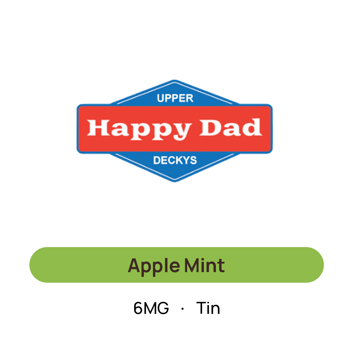 Happy Dad Apple Mint — 6MG Tin