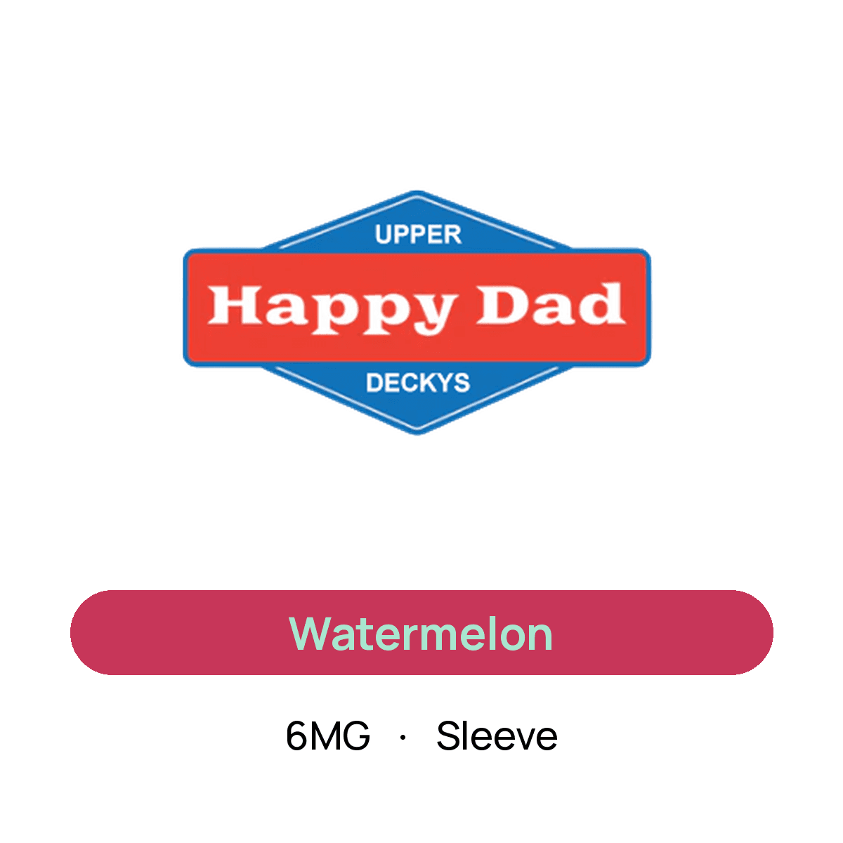 Happy Dad Watermelon — 6MG Sleeve