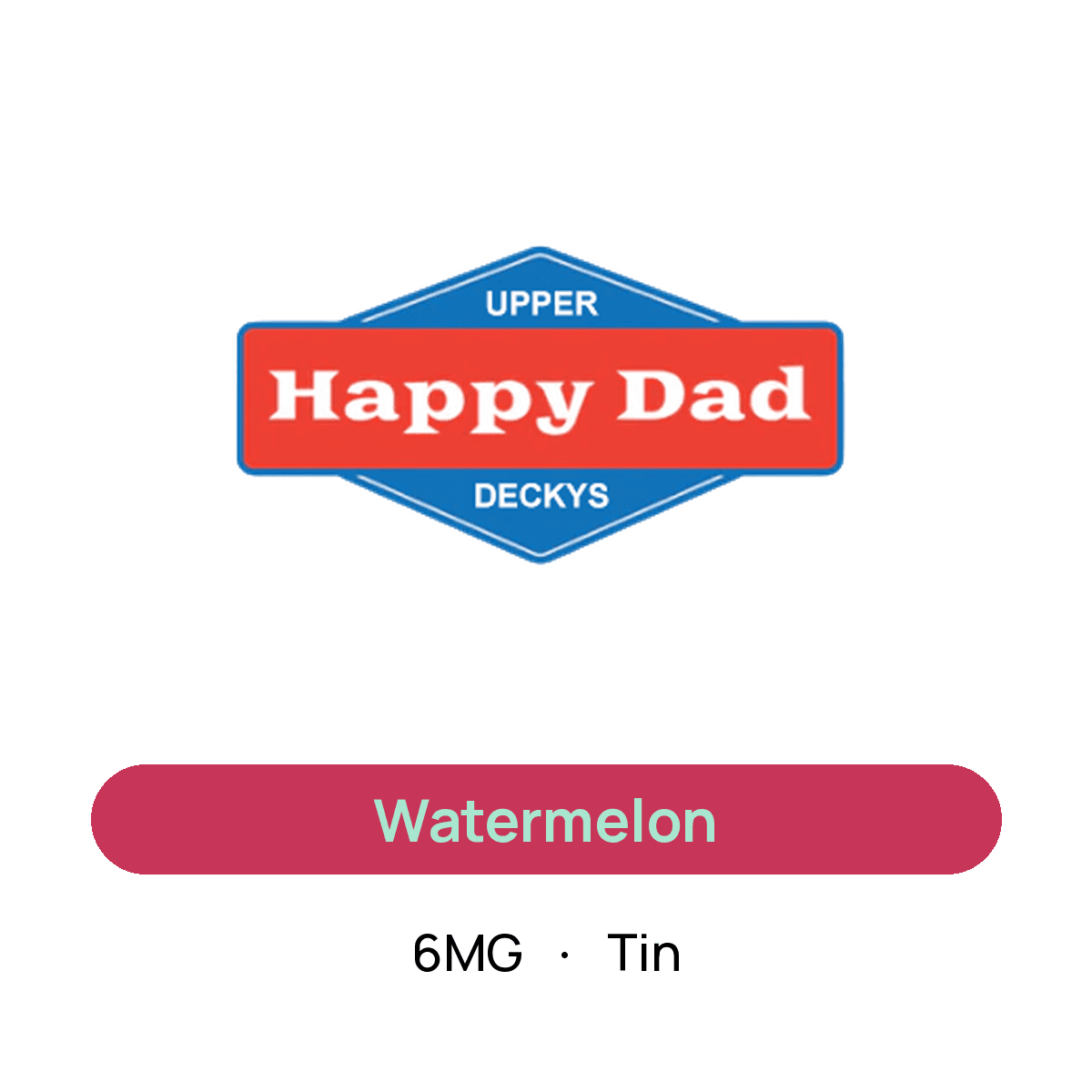 Happy Dad Watermelon — 6MG Tin