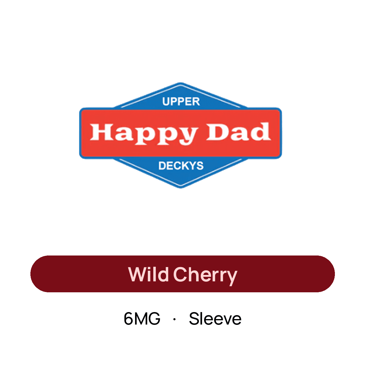 Happy Dad Wild Cherry — 6MG Sleeve