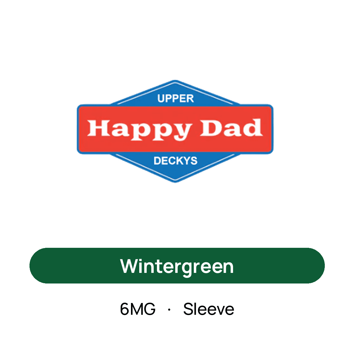 Happy Dad Wintergreen — 6MG Sleeve