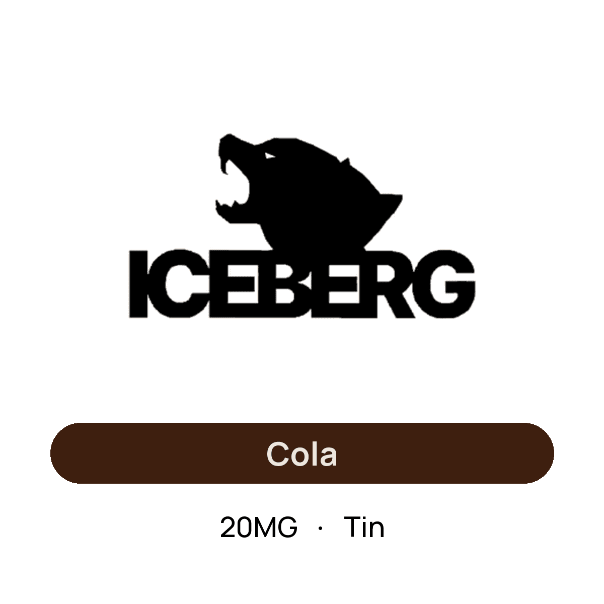 Iceberg Cola — 20MG Tin