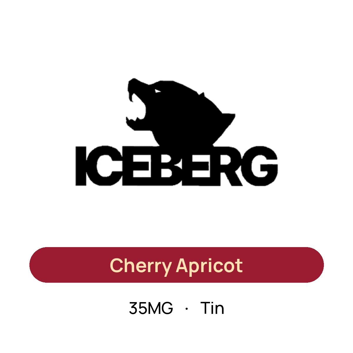 Iceberg Cherry Apricot — 35MG Tin