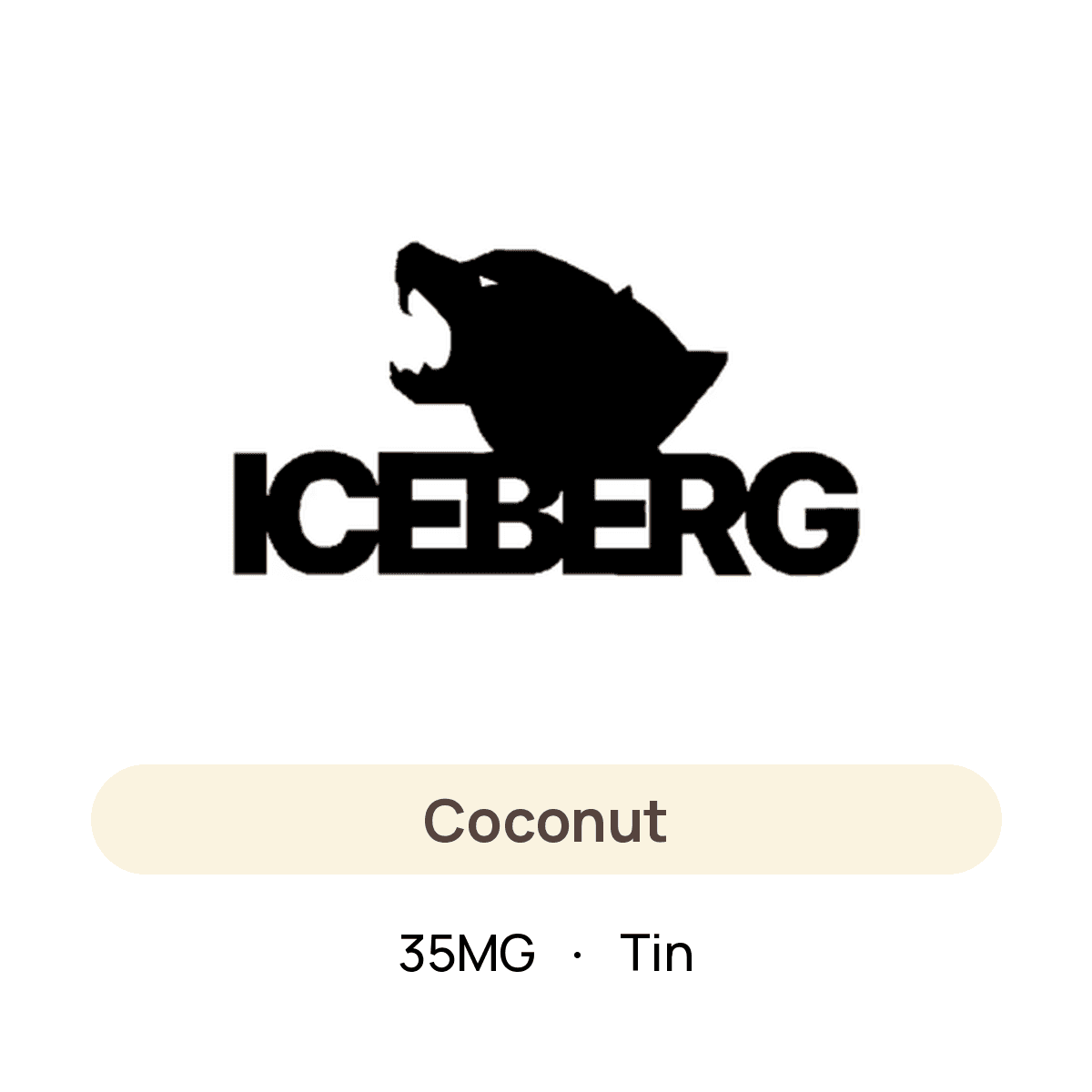Iceberg Coconut — 35MG Tin