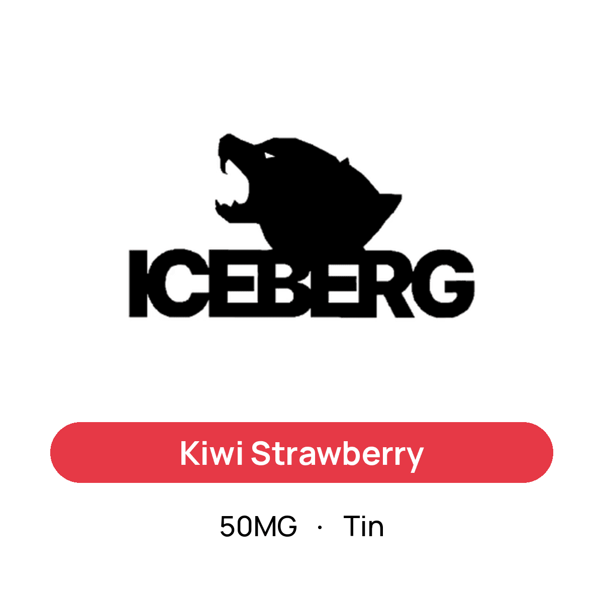 Iceberg Kiwi Strawberry — 50MG Tin