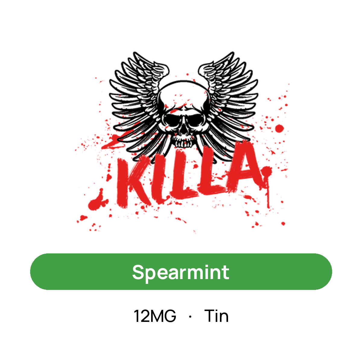Killa Spearmint — 12MG Tin