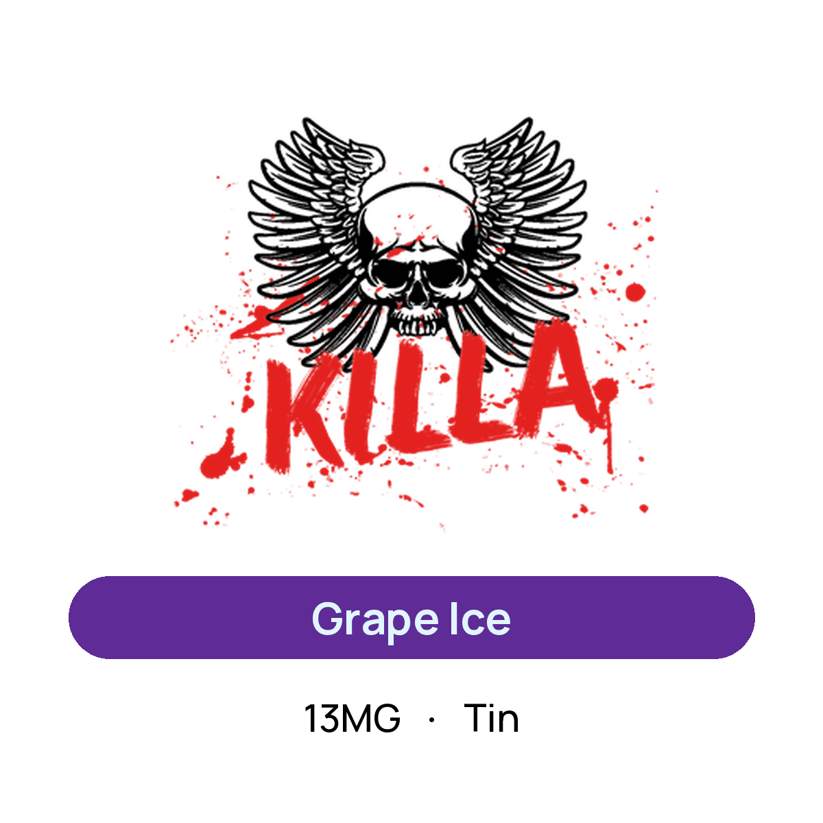 Killa Grape Ice — 13MG Tin