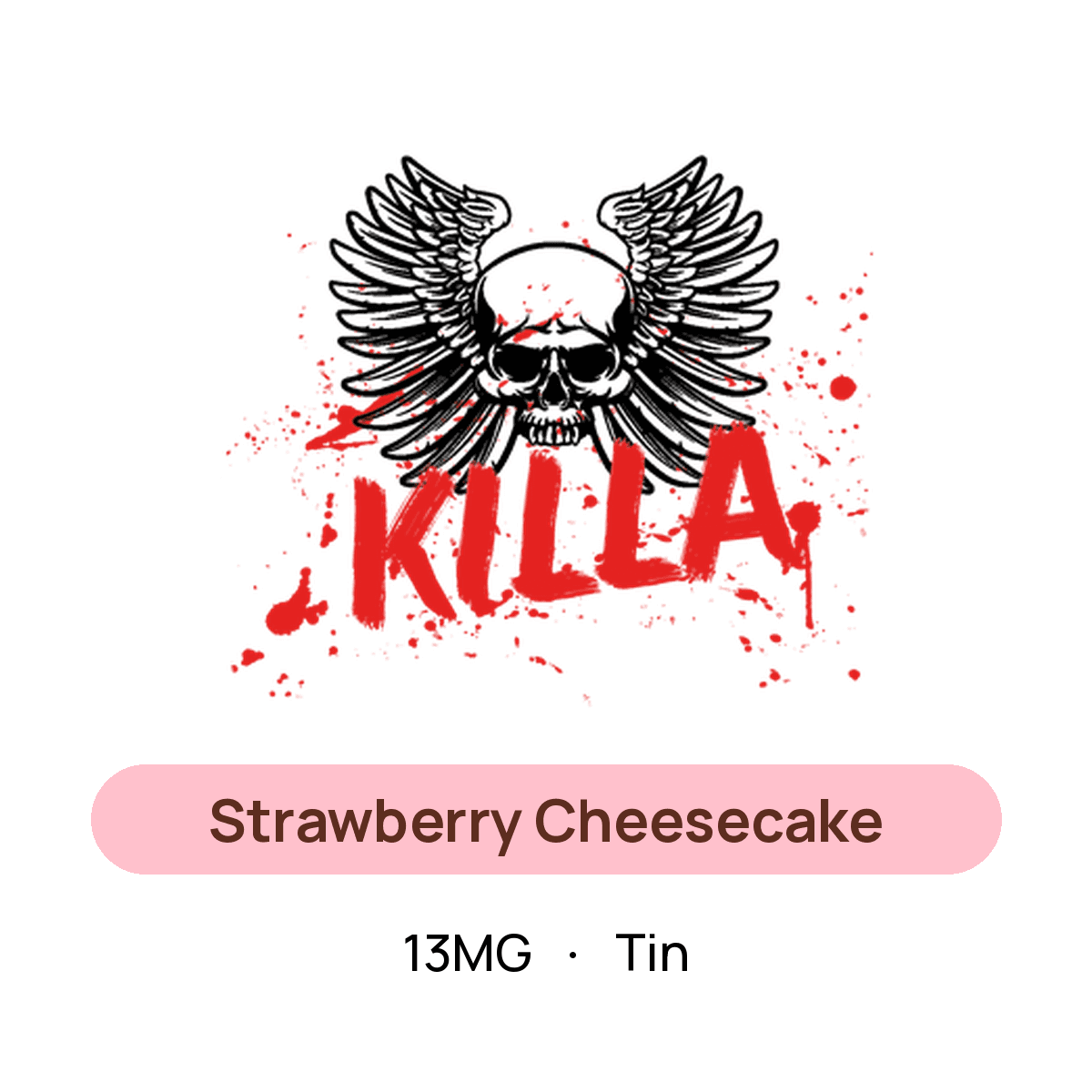 Killa Strawberry Cheesecake — 13MG Tin