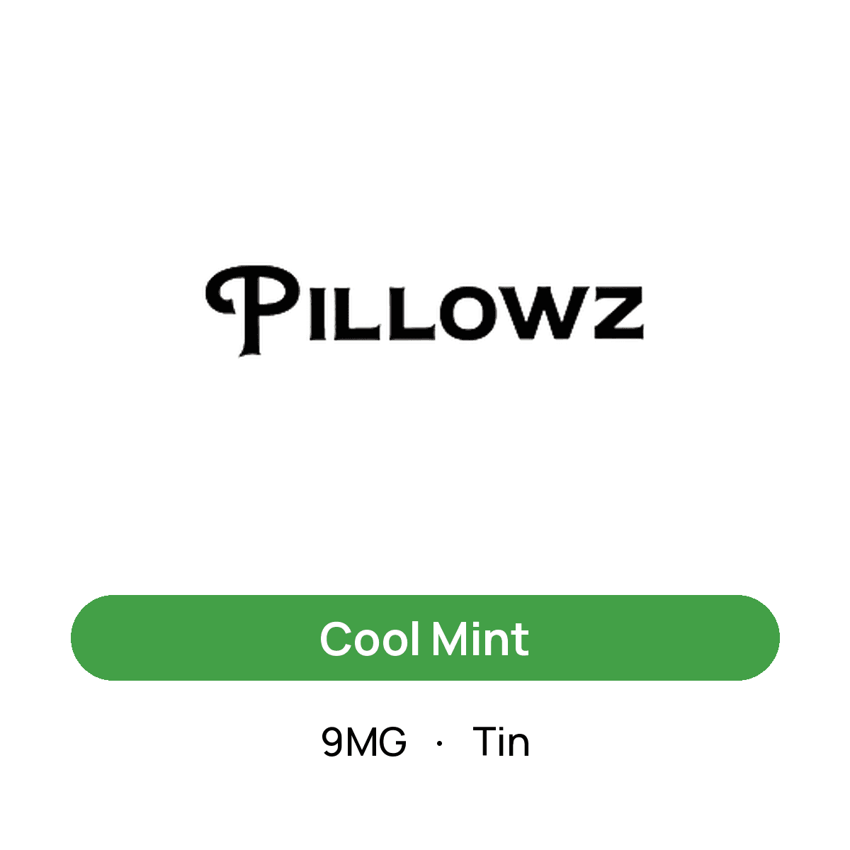 Pillowz Cool Mint — 9MG Tin