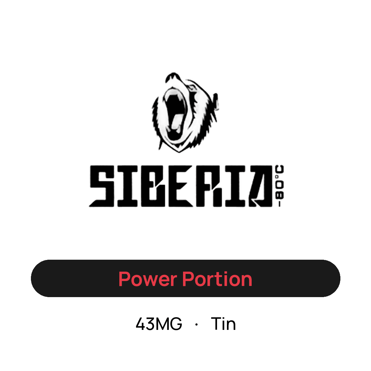 Siberia Power Portion — 43MG Tin
