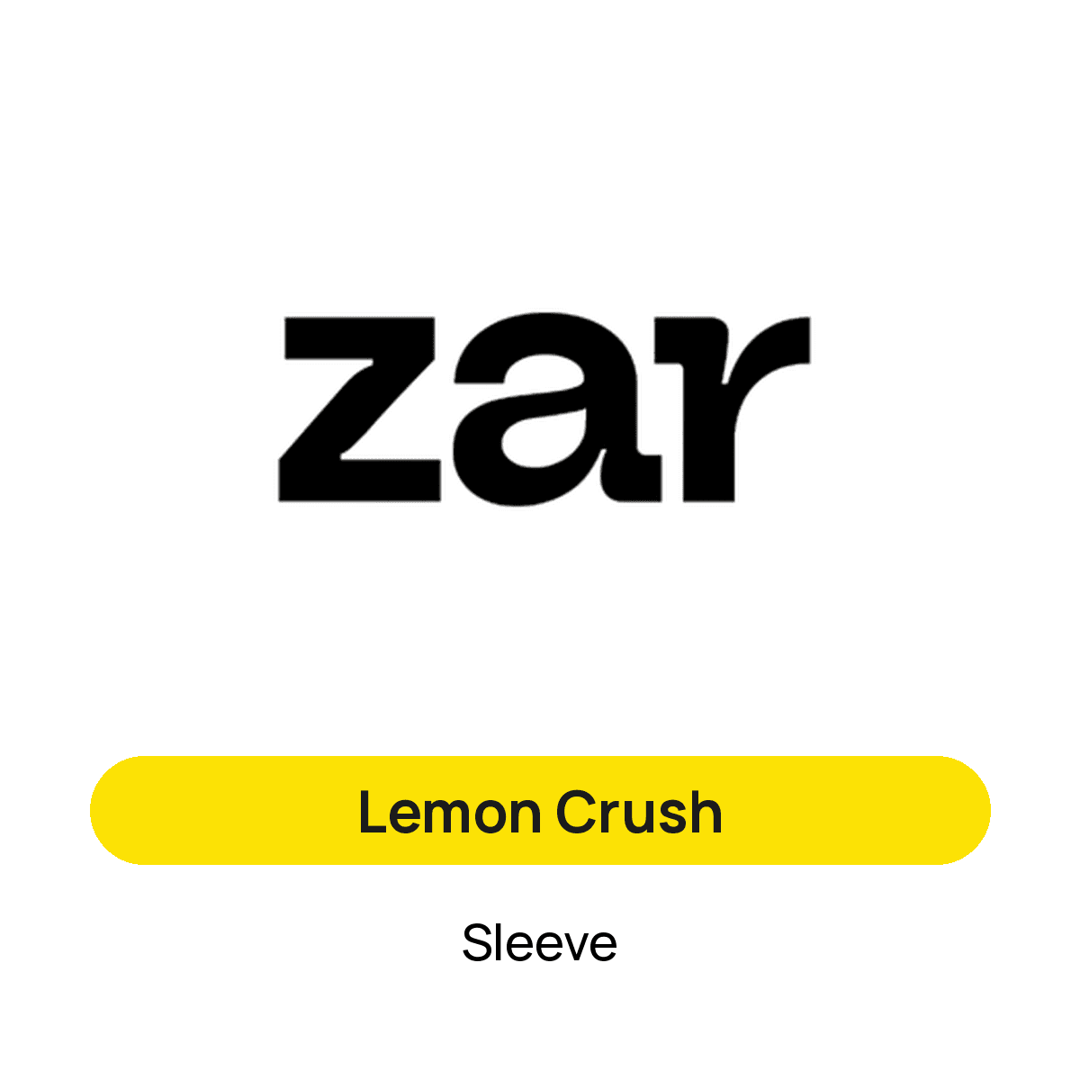 Zar Lemon Crush — Sleeve