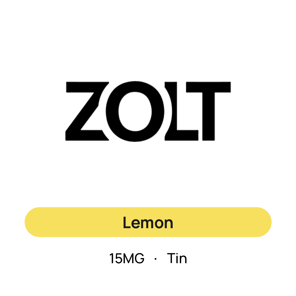Zolt Lemon — 15MG Tin