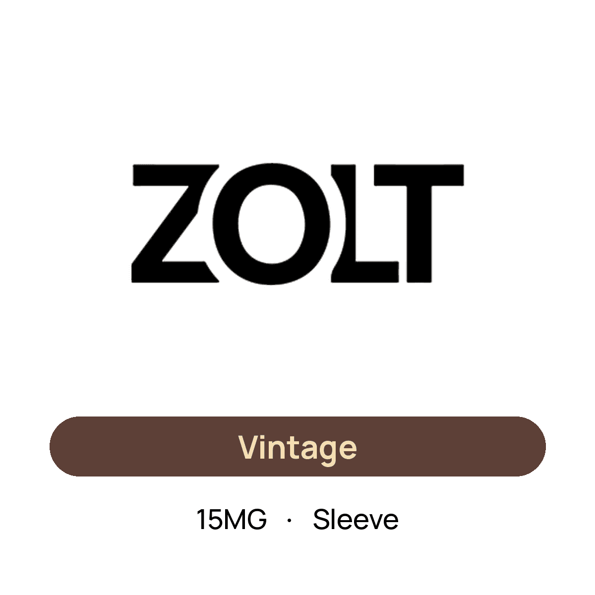 Zolt Vintage — 15MG Sleeve