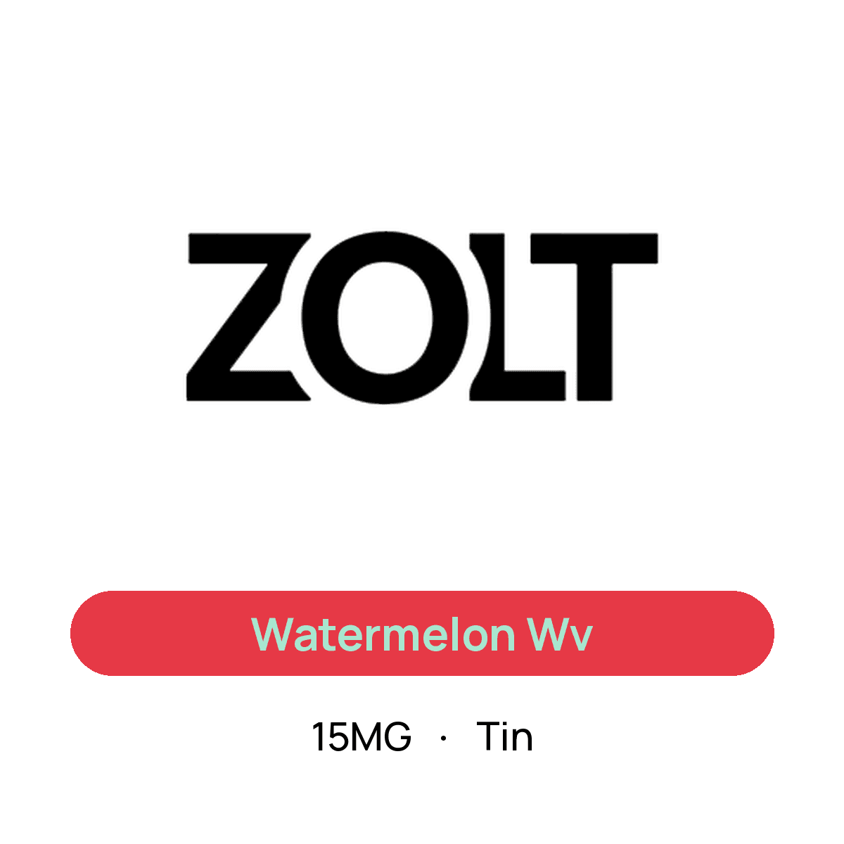 Zolt Watermelon Wv — 15MG Tin