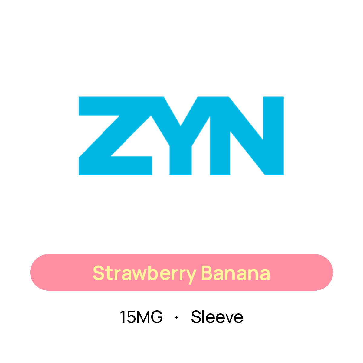 Zyn Strawberry Banana — 15MG Sleeve
