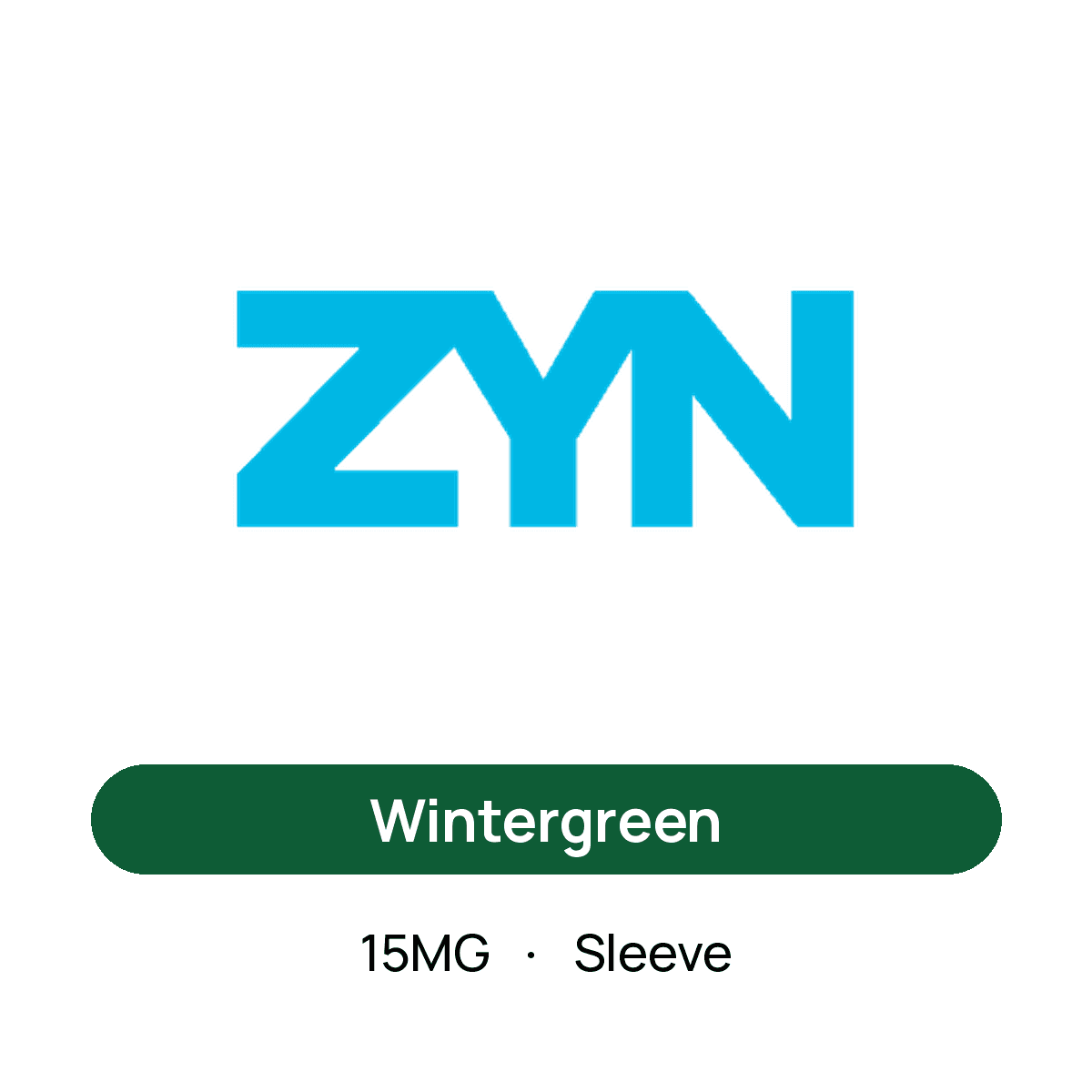 Zyn Wintergreen — 15MG Sleeve