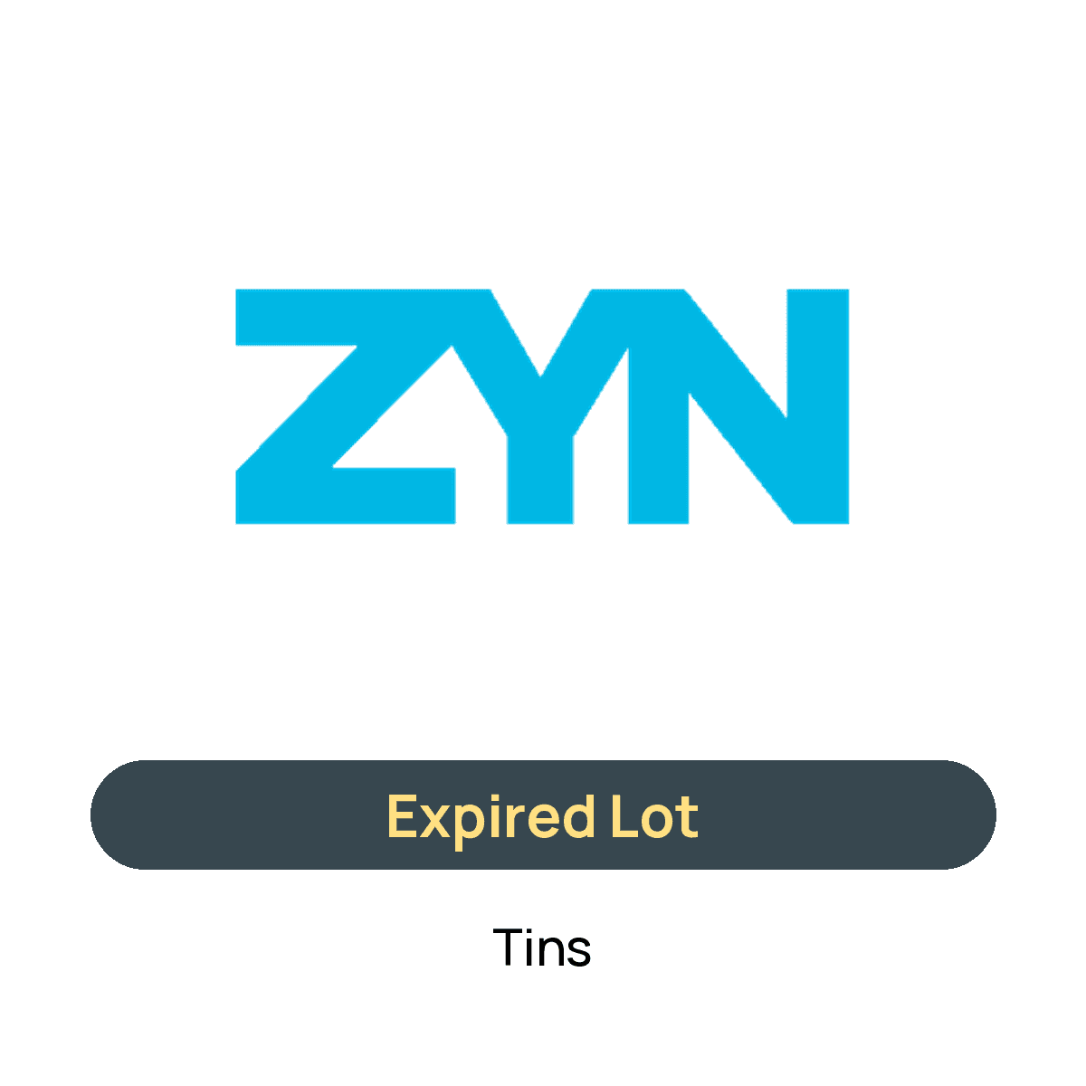 Zyn Expired Lot — Tins