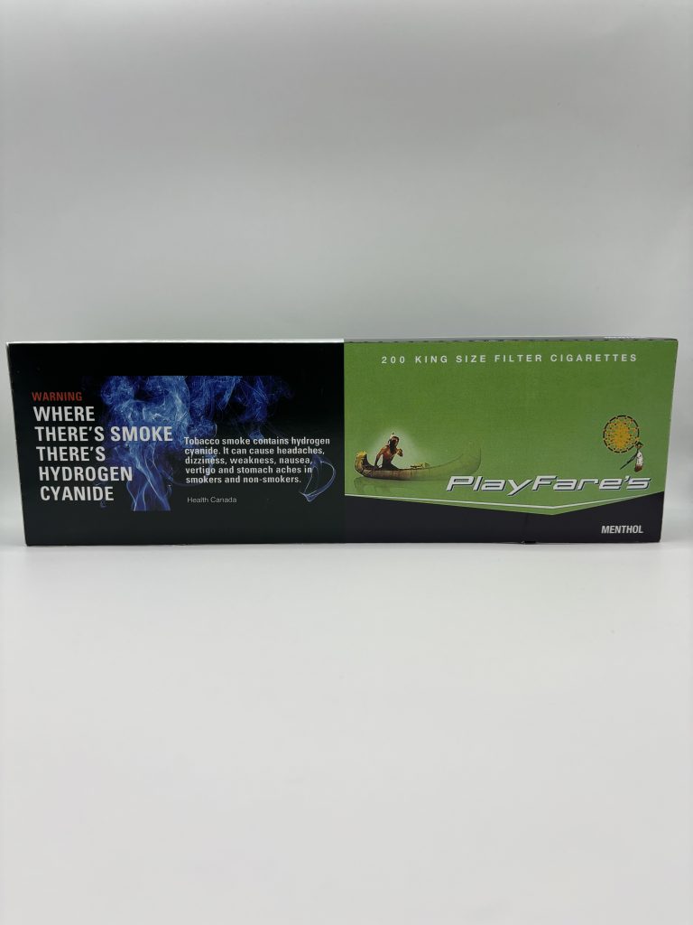 Playfare brand menthol cigarettes