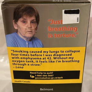 belmont pack of cigarettes